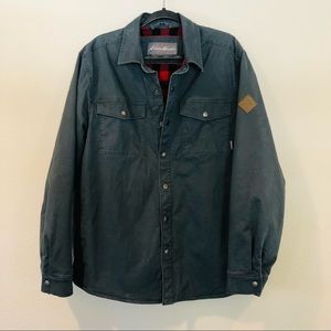Eddie Bauer Outdoor Snap Button Fleece Lined Jacket  Large